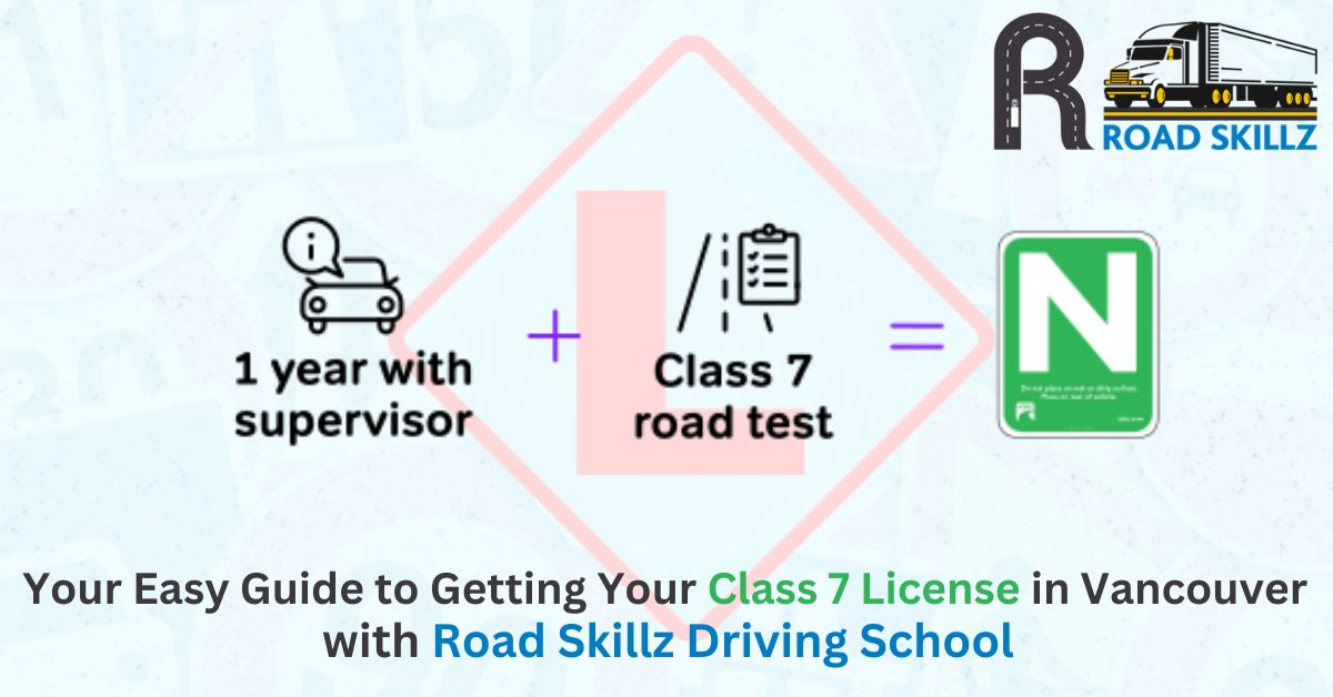 Read more about the article Your Easy Guide to Getting Your Class 7 License in Vancouver with Road Skillz Driving School
